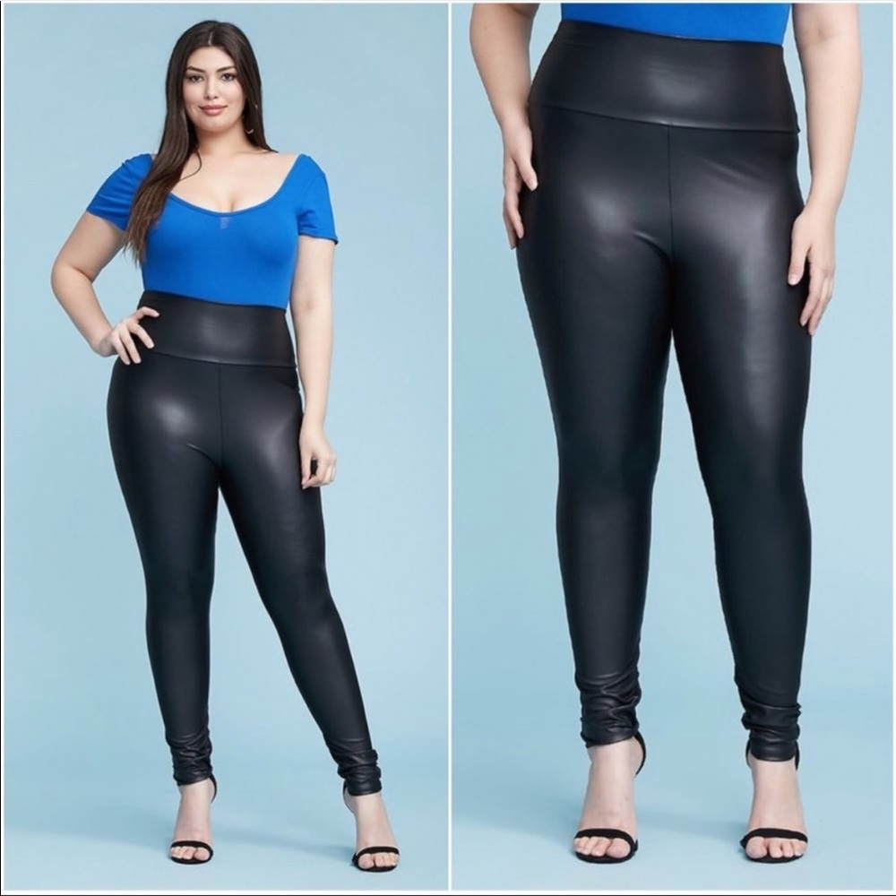 Slick stretch leggings
